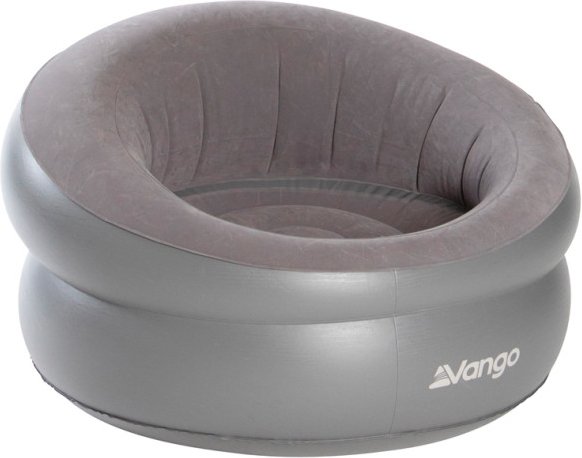 Vango - Inflatable Donut Flocked Chair - Campingstuhl grau