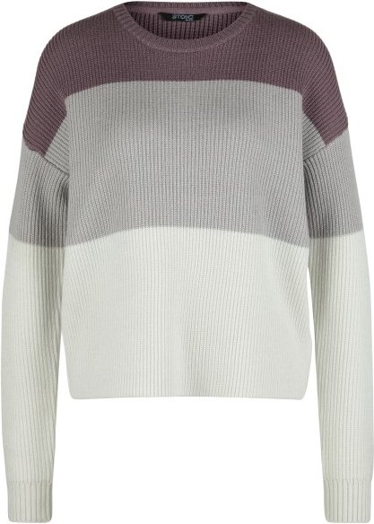 Thumbnail - Stoic - Women's Heavy MerinoKnit MMXX.Rutvik Sweater - Merinopullover Gr M grau