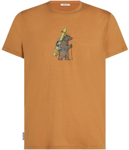 Icebreaker - Merino 150 Tech Lite S/S Tee Bear Tour - Merinoshirt Gr L orange