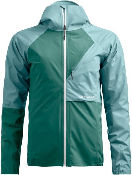 Thumbnail - Ortovox - Women's Piz Selva 2.5L Jacket - Regenjacke Gr XS türkis