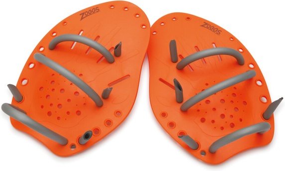Zoggs - Matrix Hand Paddles - Schwimmhilfe Gr M orange/grau