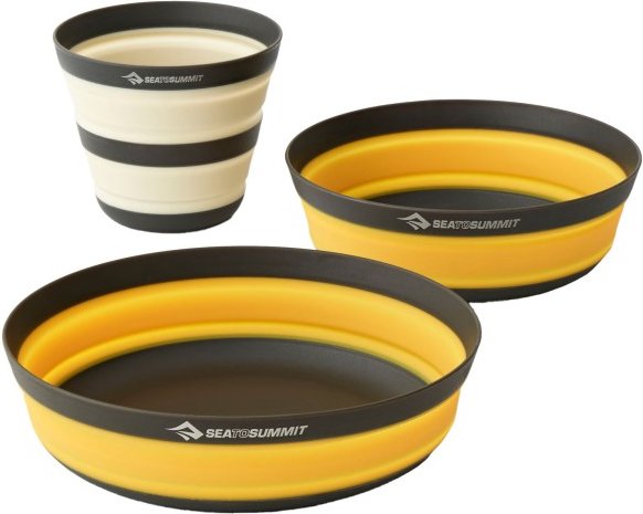 Thumbnail - Sea to Summit - Frontier Ultralight Collapsible Dinnerware Set - Geschirr-Set Gr 2 Person - 6 Pieces