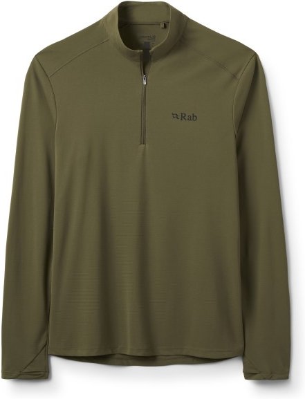 Rab - Force L/S Zip - Funktionsshirt Gr L oliv