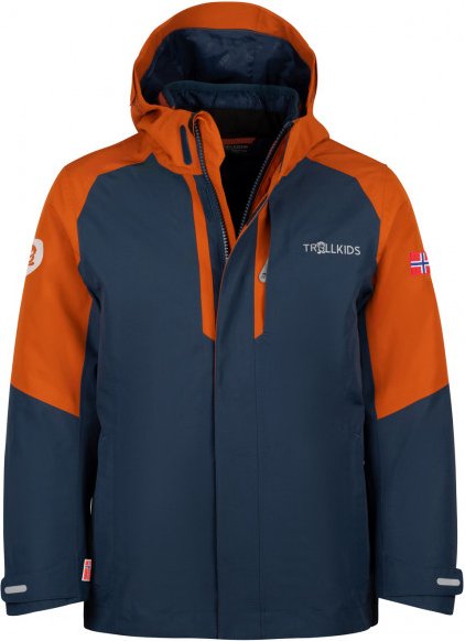 Trollkids - Kid's Skanden 3in1 Jacket - Doppeljacke Gr 104 blau