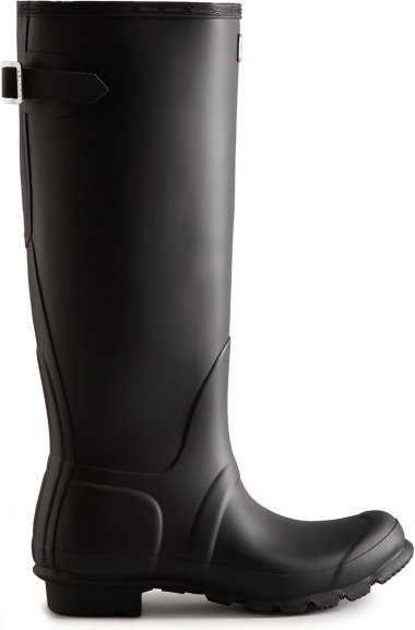Hunter Boots - Women's Original Tall Back Adjustable Boot - Gummistiefel Gr 40/41 schwarz