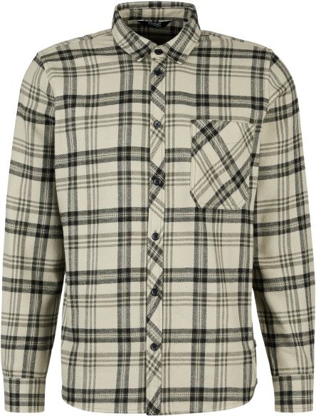 Stoic - MMXX. Nacka Flanel Shirt - Hemd Gr M grau