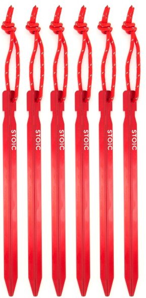 Stoic - AL Y-Stake 18 - Zelthering Gr 18 cm rot