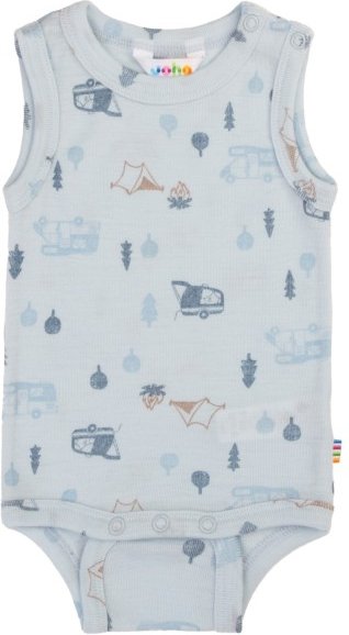 Joha - Kid's Body w/o Sleeves - Merinounterwäsche Gr 60 grau