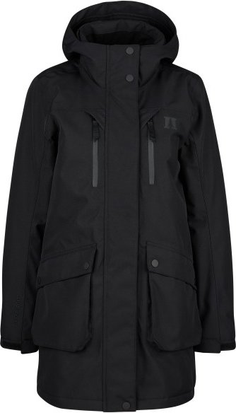 Heber Peak - Women's SylvaHe. Wool Padded Parka - Parka Gr 40 schwarz