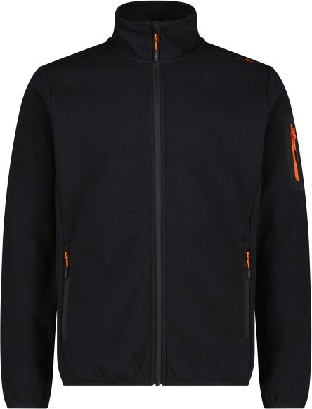 CMP - Jacquard Knitted Jacket - Fleecejacke Gr 54 schwarz