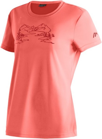 Maier Sports - Women's Wilma Print - Funktionsshirt Gr 42 rot