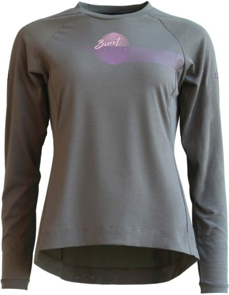 Zimtstern - Women's Spunz Shirt L/S - Radtrikot Gr L grau