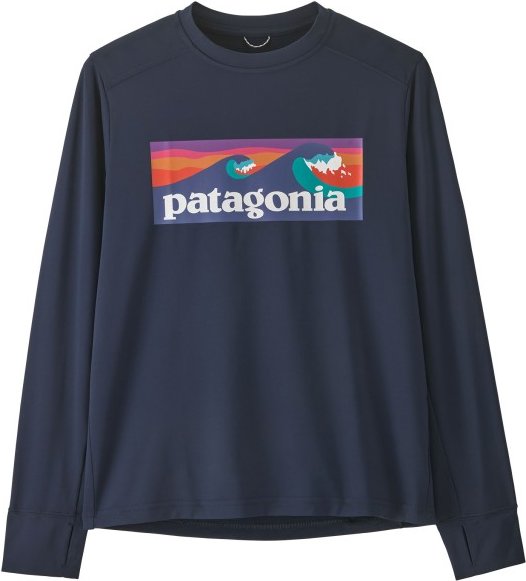 Patagonia - Kid's L/S Cap SW T-Shirt - Funktionsshirt Gr XS blau