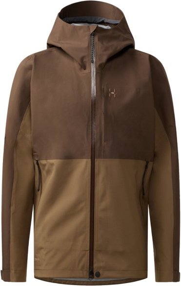 Thumbnail - Haglöfs - Front Proof II Jacket - Regenjacke Gr S braun