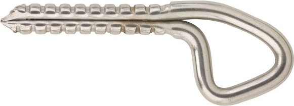 AustriAlpin - Klebehaken Edelstahl - Klebehaken Gr 75 mm steel polished