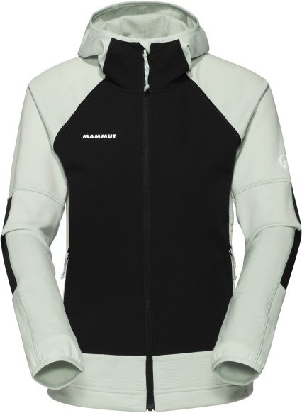 Mammut - Women's Massone ML Hooded Jacket - Fleecejacke Gr L schwarz/grau