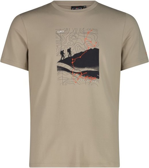 CMP - S/S T-Shirt - Funktionsshirt Gr 58 beige