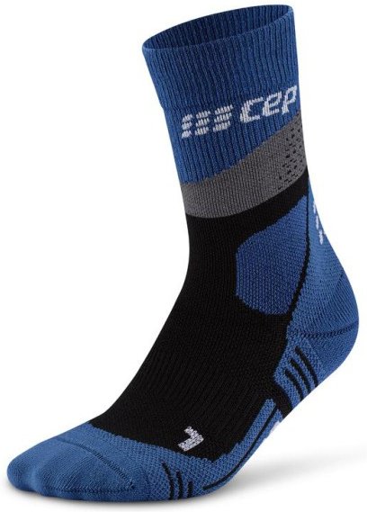 Thumbnail - CEP - Max Cushion Socks Hiking Mid Cut - Wandersocken Gr III blau
