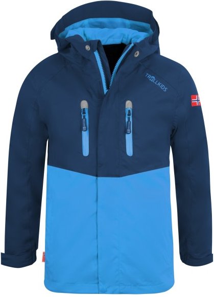 Trollkids - Kid's Nusfjord Jacket - Regenjacke Gr 98 blau
