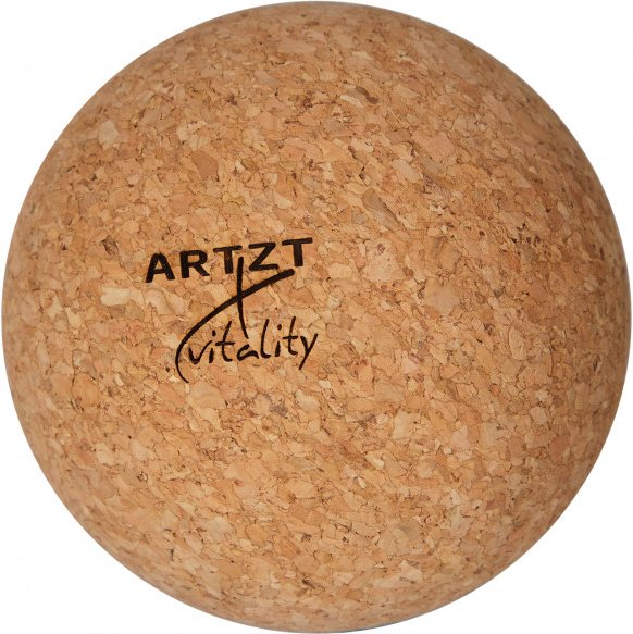 ARTZT vitality - Kork Massageball - Faszienrolle Gr 7,5 cm beige