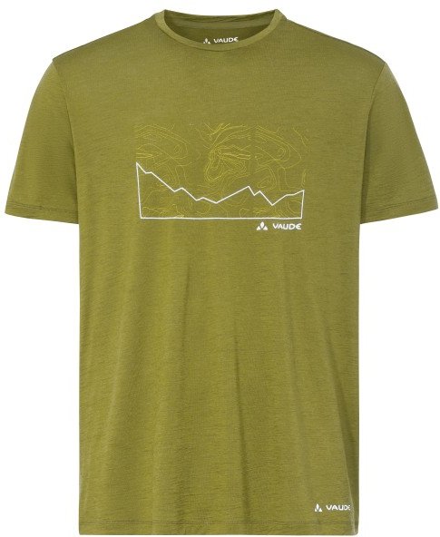 Vaude - Tekoa Wool T-Shirt - Merinoshirt Gr XL oliv