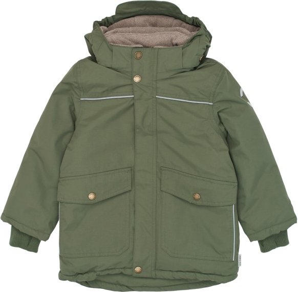 Thumbnail - Mikk-Line - Boy's Nylon Jacket - Winterjacke Gr 98 oliv