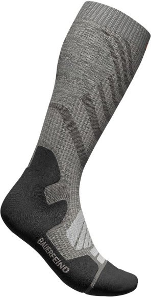 Bauerfeind Sports - Women's Outdoor Merino Compression Socks - Kompressionssocken Gr 35-38 - L: 41-46 cm grau