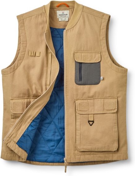 Thumbnail - Passenger - Explorers Organic Cotton Canvas Vest - Kunstfaserweste Gr XL beige
