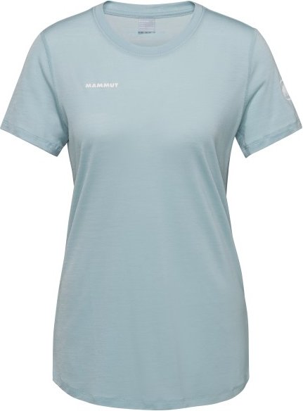 Mammut - Women's Tree Wool Firstlayer T-Shirt - Merinoshirt Gr L grau/türkis