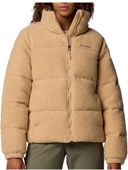 Thumbnail - Columbia - Women's Puffect Sherpa Jacket - Kunstfaserjacke Gr M beige