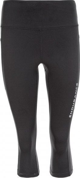 ENDURANCE - Women's Energy 3/4 Tights - Lauftights Gr 44 schwarz/grau