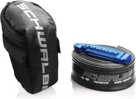 Schwalbe - Saddle Bag incl. SV17 (28'') and Tire Levers - Fahrradschlauch Gr 28'' x 1,10''-1,75'' - incl. SV17 Tube and ...