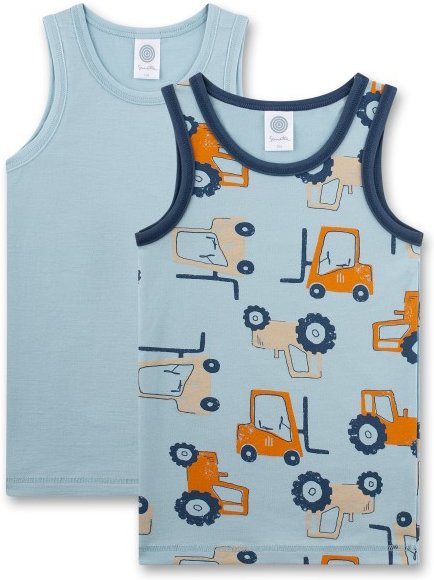 Sanetta - Kid's DP Shirt 337190+337191 - Top Gr 116 grau