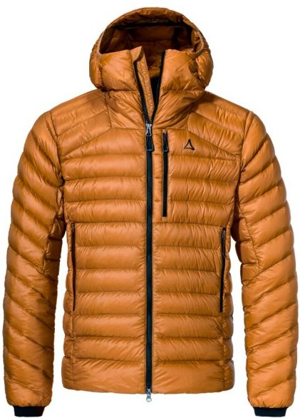 Thumbnail - Schöffel - Down Jacket Silvretta - Daunenjacke Gr 56 orange/braun