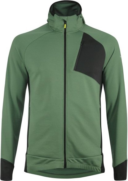 Löffler - Zip-Hoody Tech-Merino - Merinohoodie Gr 54 grün