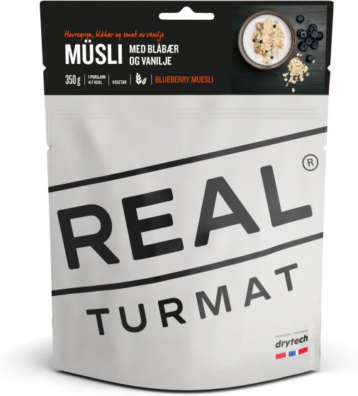 Real Turmat - Blueberry and Vanilla Müsli Gr 112 g