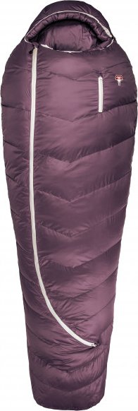 Thumbnail - Grüezi Bag - Women's Biopod DownWool Subzero 175 - Daunenschlafsack Gr 150 - 175 cm - 200 x 77 x 50 cm berry