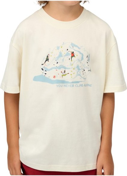 Mammut - Kid's Base T-Shirt Climbing - T-Shirt Gr 128 weiß/beige