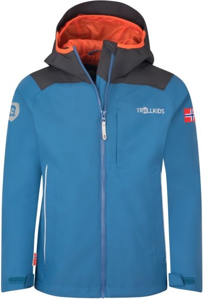 Trollkids - Kids Bergen Jacket - Regenjacke Gr 152 blau
