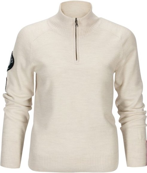 Amundsen Sports - Women's Peak Half Zip - Merinopullover Gr L beige