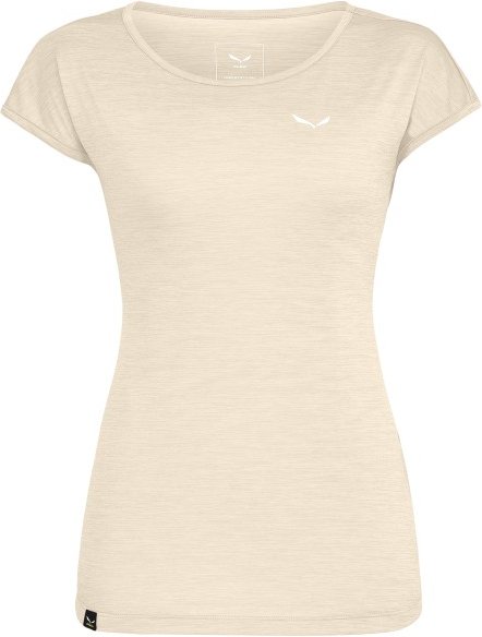 Thumbnail - Salewa - Women's Puez Melange Dry S/S Tee - T-Shirt Gr 42 beige
