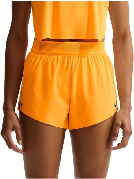 Nike - Women's AeroSwift Dri-FIT ADV Mid-Rise 3'' - Laufshorts Gr XS orange/braun