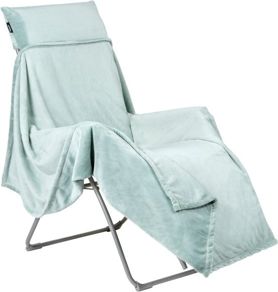 Thumbnail - Lafuma Mobilier - Flocon Throw Relax - Decke Gr 172 x 180 cm grau