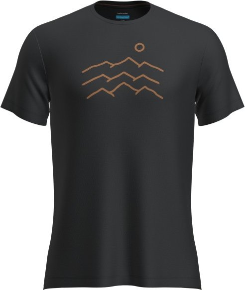 Icebreaker - Merino 125 Cool-Lite Sphere S/S Across - Merinoshirt Gr XXL schwarz