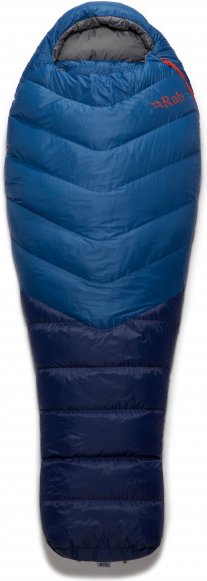 Thumbnail - Rab - Alpine 400 - Daunenschlafsack Gr bis 200 cm Körperlänge blau