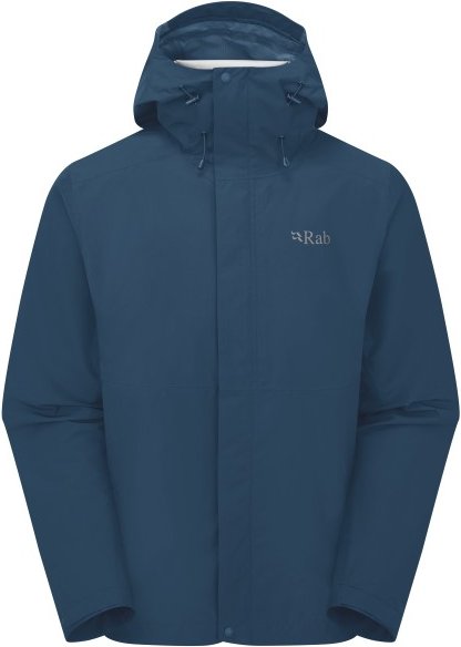 Thumbnail - Rab - Downpour Jacket - Regenjacke Gr M blau