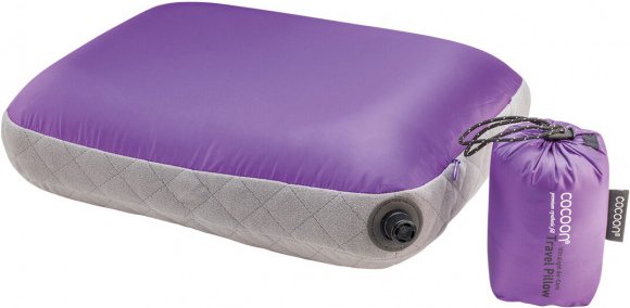 Cocoon - Air Core Ultralight Pillow - Kissen Gr 28 x 38 cm lila/grau