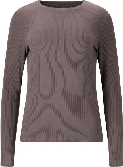 ATHLECIA - Women's Lankae L/S Tee - Longsleeve Gr 38 braun/grau