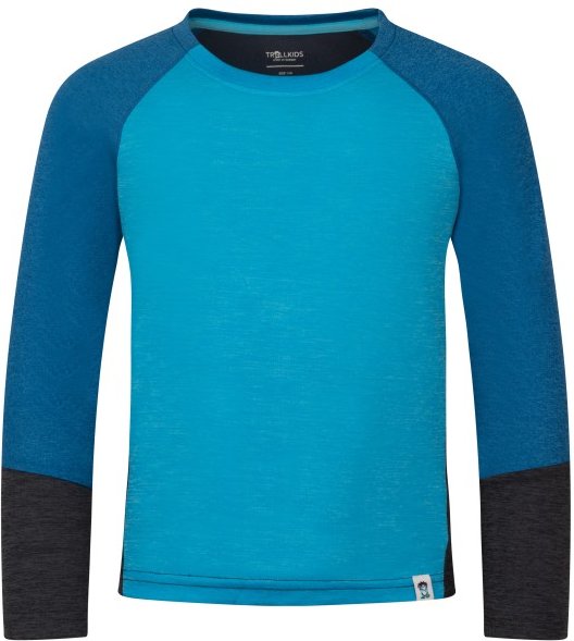 Trollkids - Kid's Seiland Longsleeve - Funktionsshirt Gr 152 blau