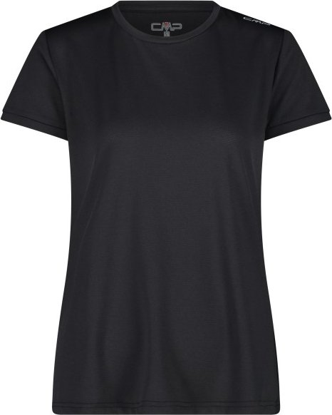 CMP - Women's S/S T-Shirt Round Neck - Funktionsshirt Gr 36 schwarz